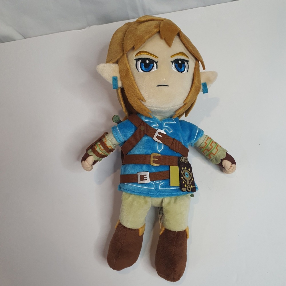 The Legend of Zelda Breath of the Wild Link Plush 10' Little Buddy San-Ei 2017‎